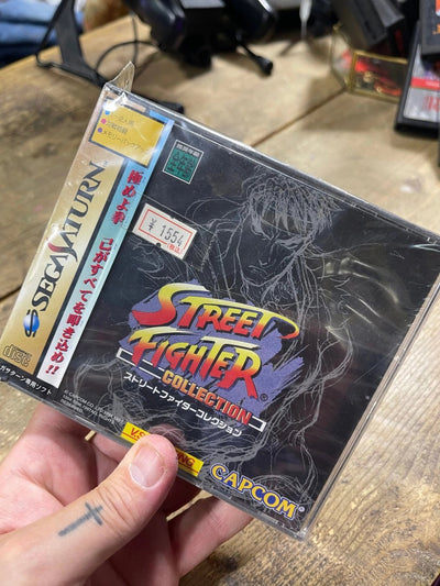 Gioco street fighter collection Sega saturn Retrogame